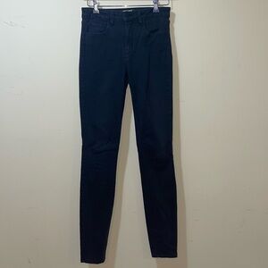 Womens L’AGENCE Marguerite Skinny High Rise Dark Graphite Jeans